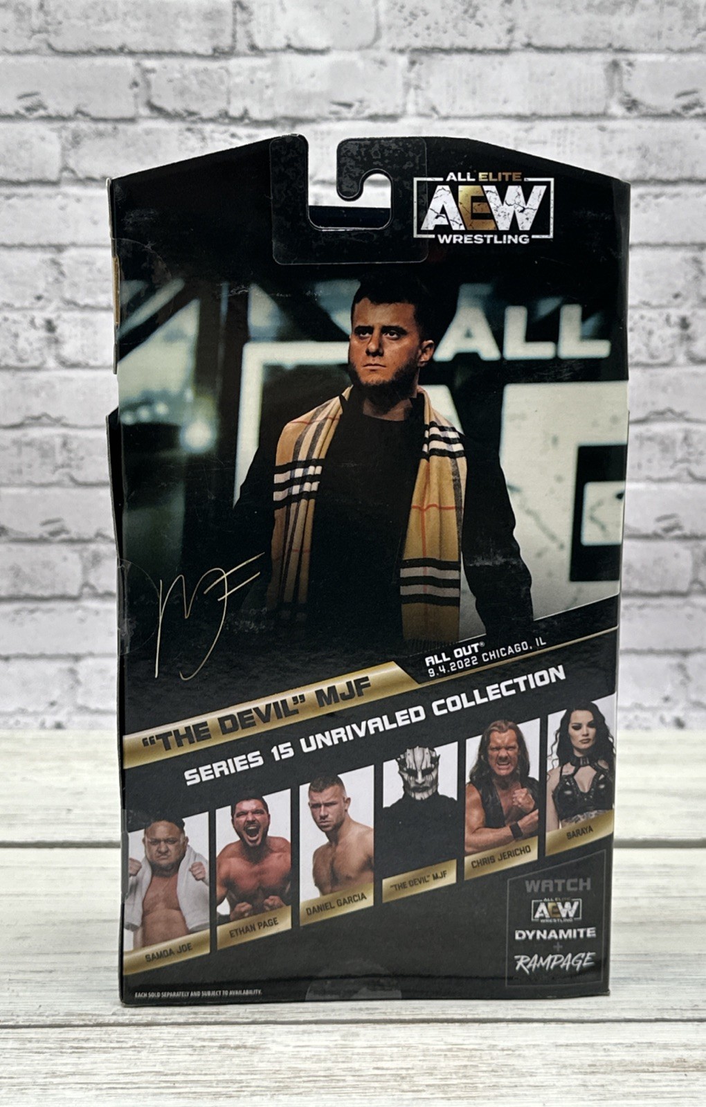 AEW Unrivaled MJF “The Devil” Chase Edition 1 of 5000 Series 15 #150 Figure NEW!
