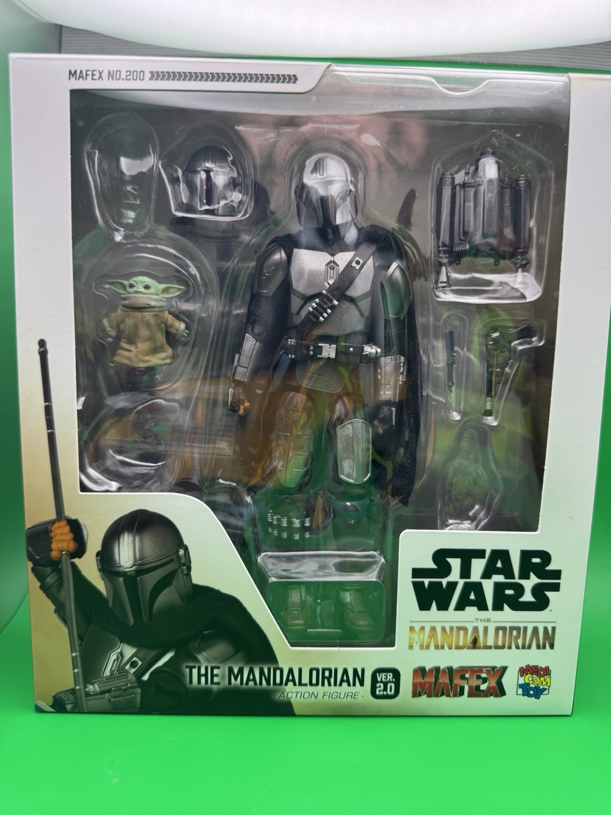 MEDICOM TOY MAFEX No.200 THE MANDALORIAN Ver. 2.0 Attn Missing Accessories