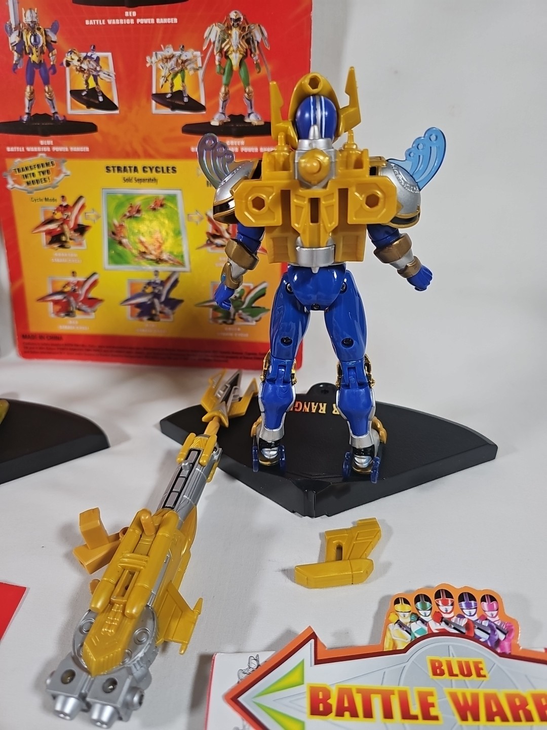 2000 TIME FORCE Power Rangers RED GREEN BLUE BATTLE WARRIOR Lot Varient COMPLETE