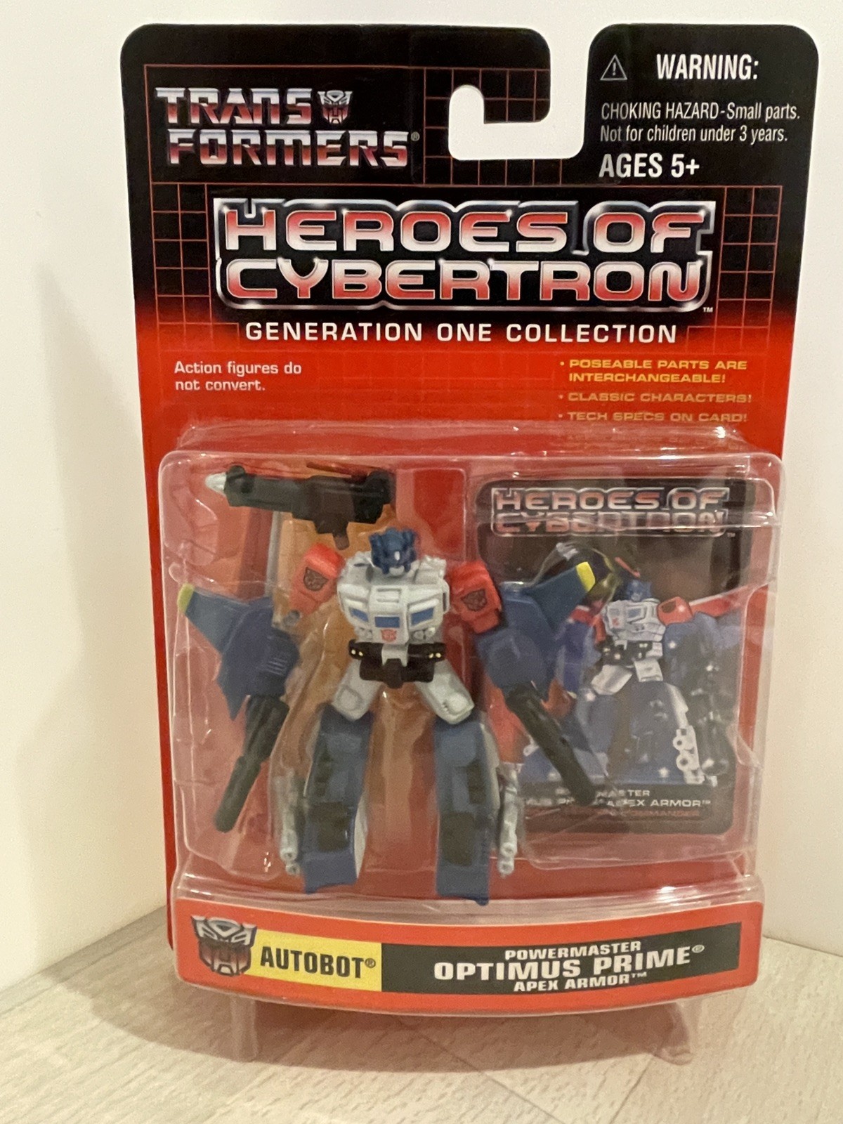 Optimus Prime Apex Transformers Heroes of Cybertron Generation One Figure New
