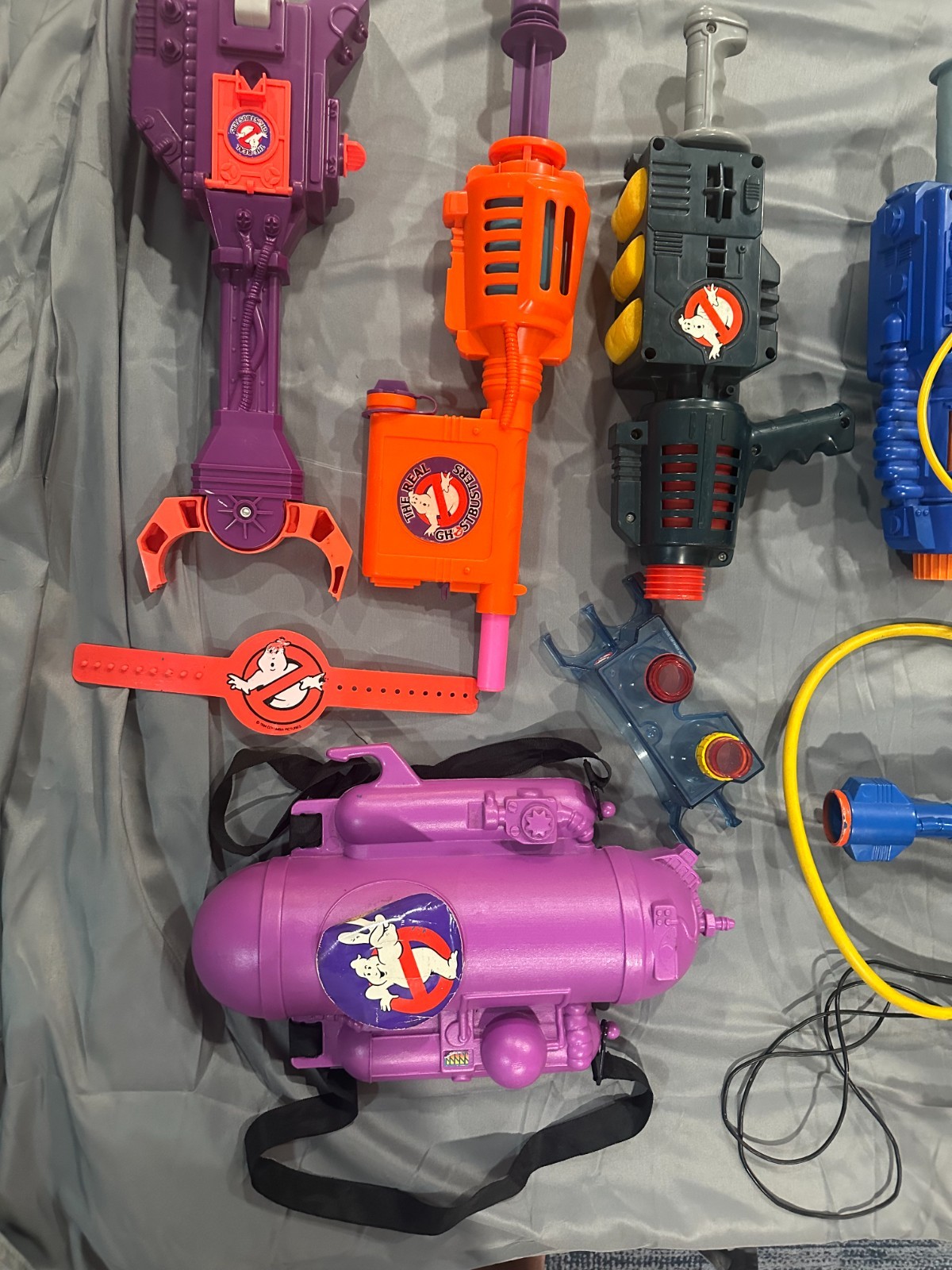 Vintage Kenner Real Ghostbusters Proton Pack & Blaster Role Play Gear Lot