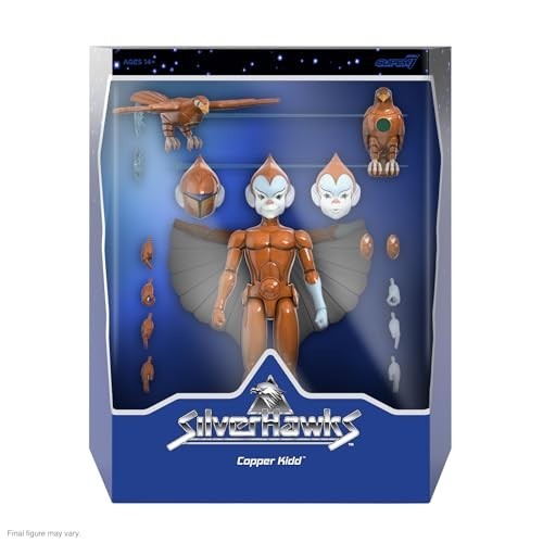 SilverHawks Copper Kidd 7&Prime; Action Figure – Retro Cartoon Collectible with Access