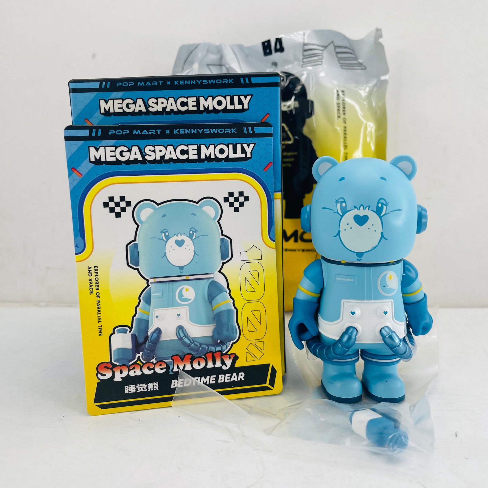 POP MART 100% Mega Space Molly Series 4 Blind Box Figure Toy Doll – BedTime Bear