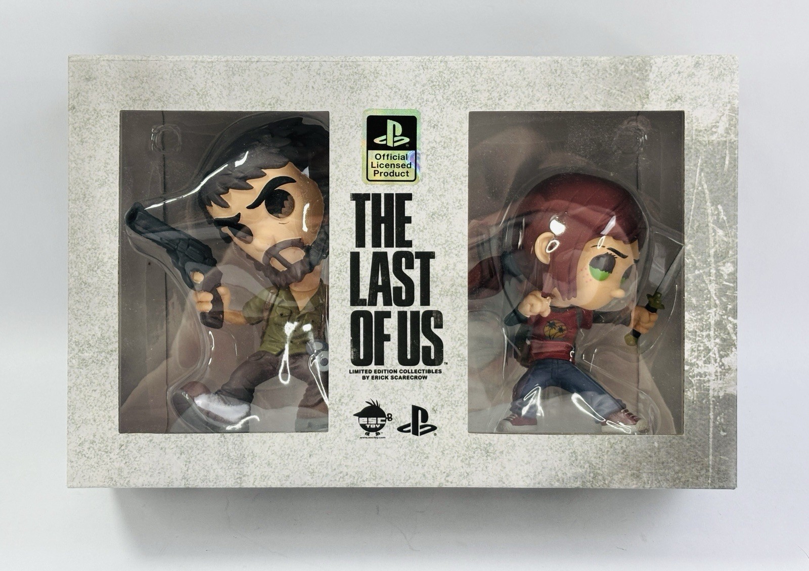 Last of Us ESC Toy Vinyl Figure 2 Pack Joel Ellie Erick Scarecrow Naughty Dog