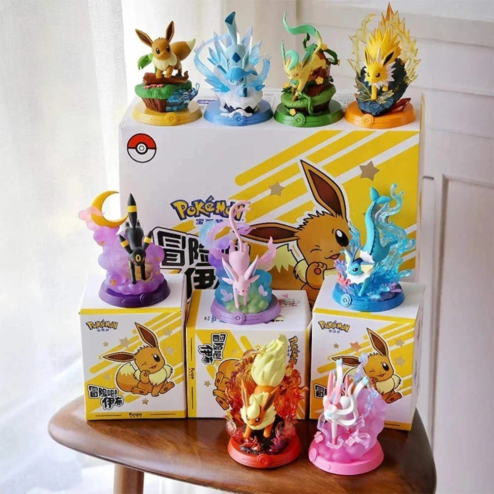 Pokémon Authentic Eevee Funism Evolution Case Blind Box Second Edition USA STOCK