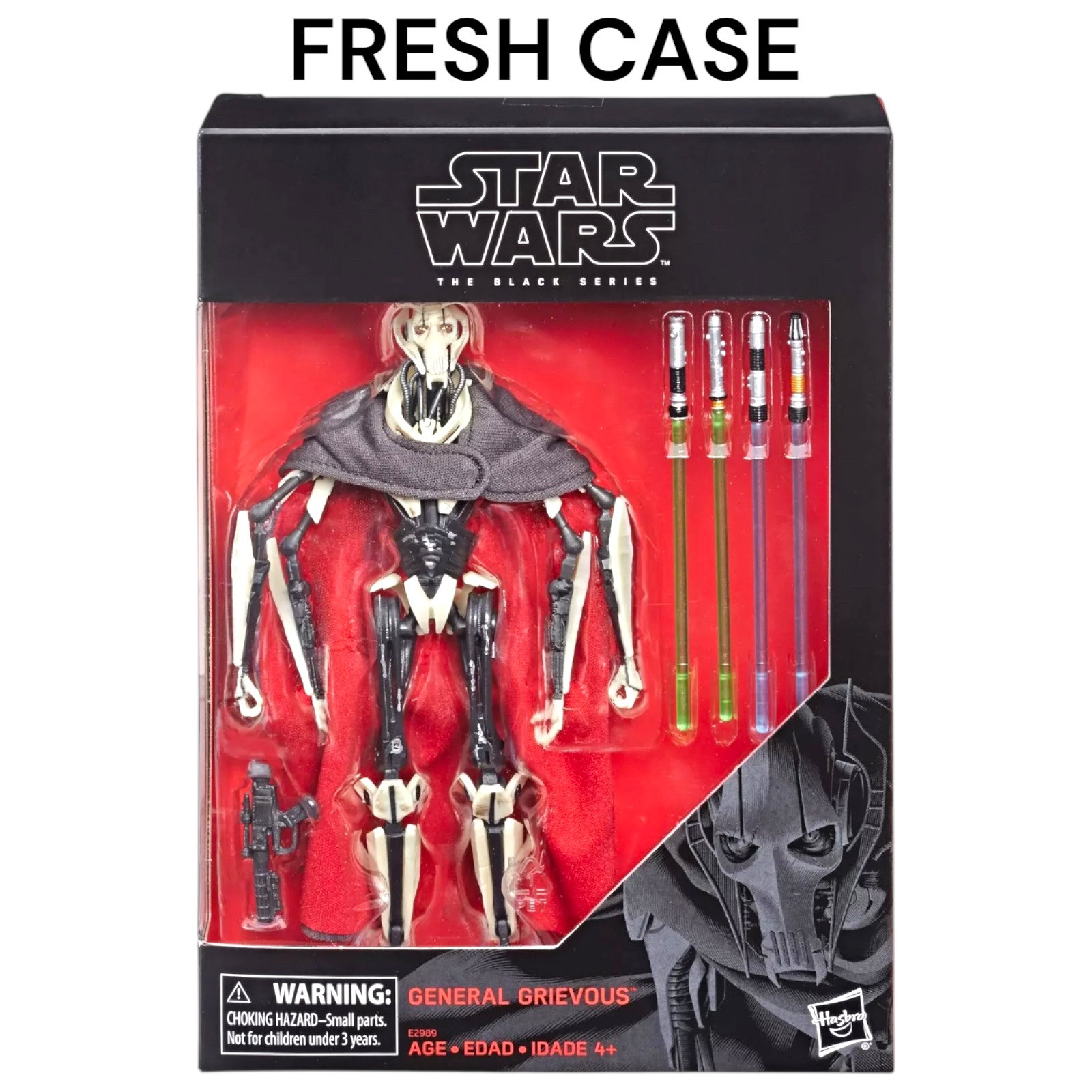 Star Wars The Black Series General Grievous 6&Prime; Action Figure E2989 FRESH