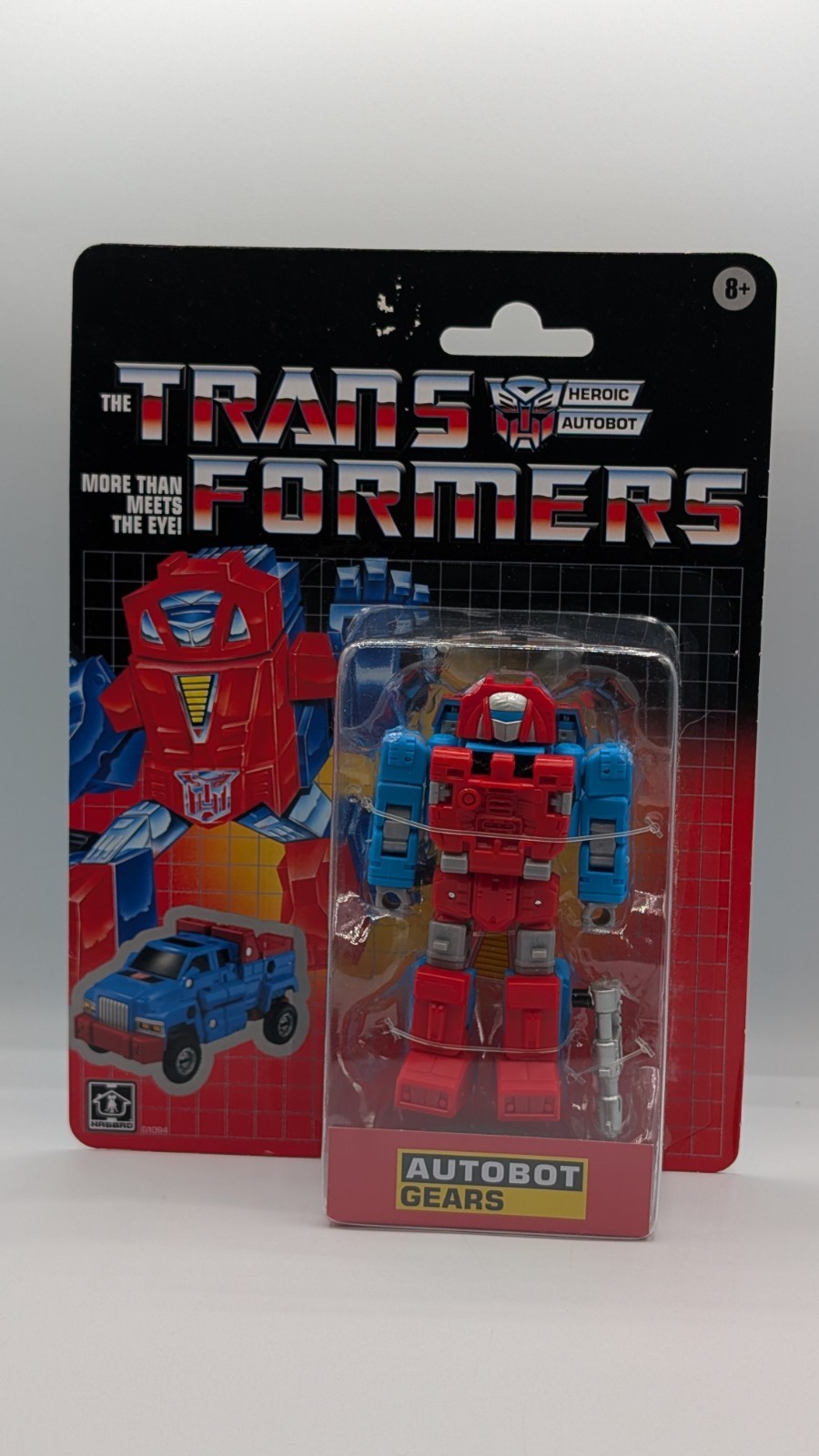 2025 Hasbro Transformers Retro Card G1 Autobot Gears 5&Prime; Deluxe Class Figure