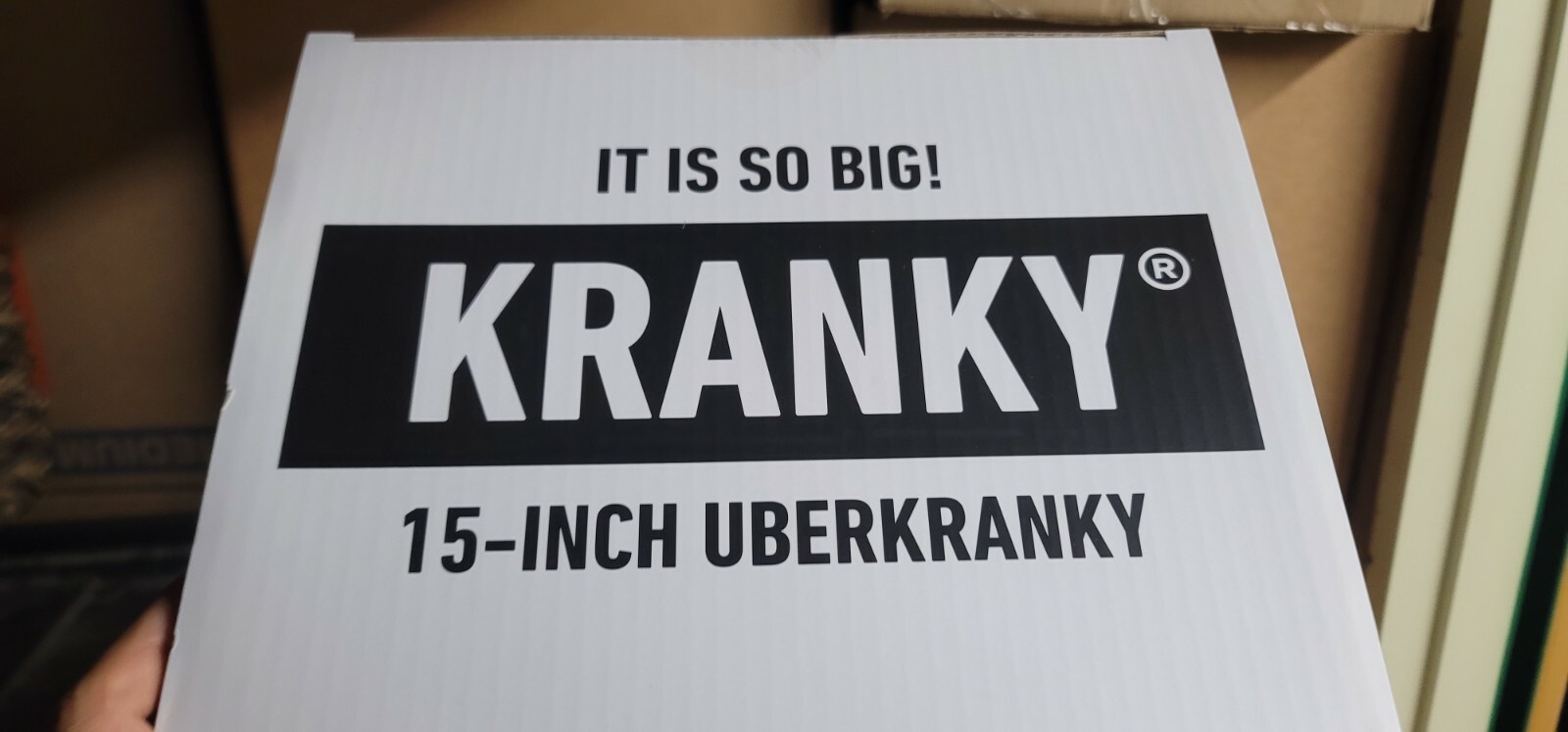 SUPERPLASTIC “UBERKRANKY” 15” BLANK WHITE BRAND NEW SEALED Dunny Sket Luke Chueh