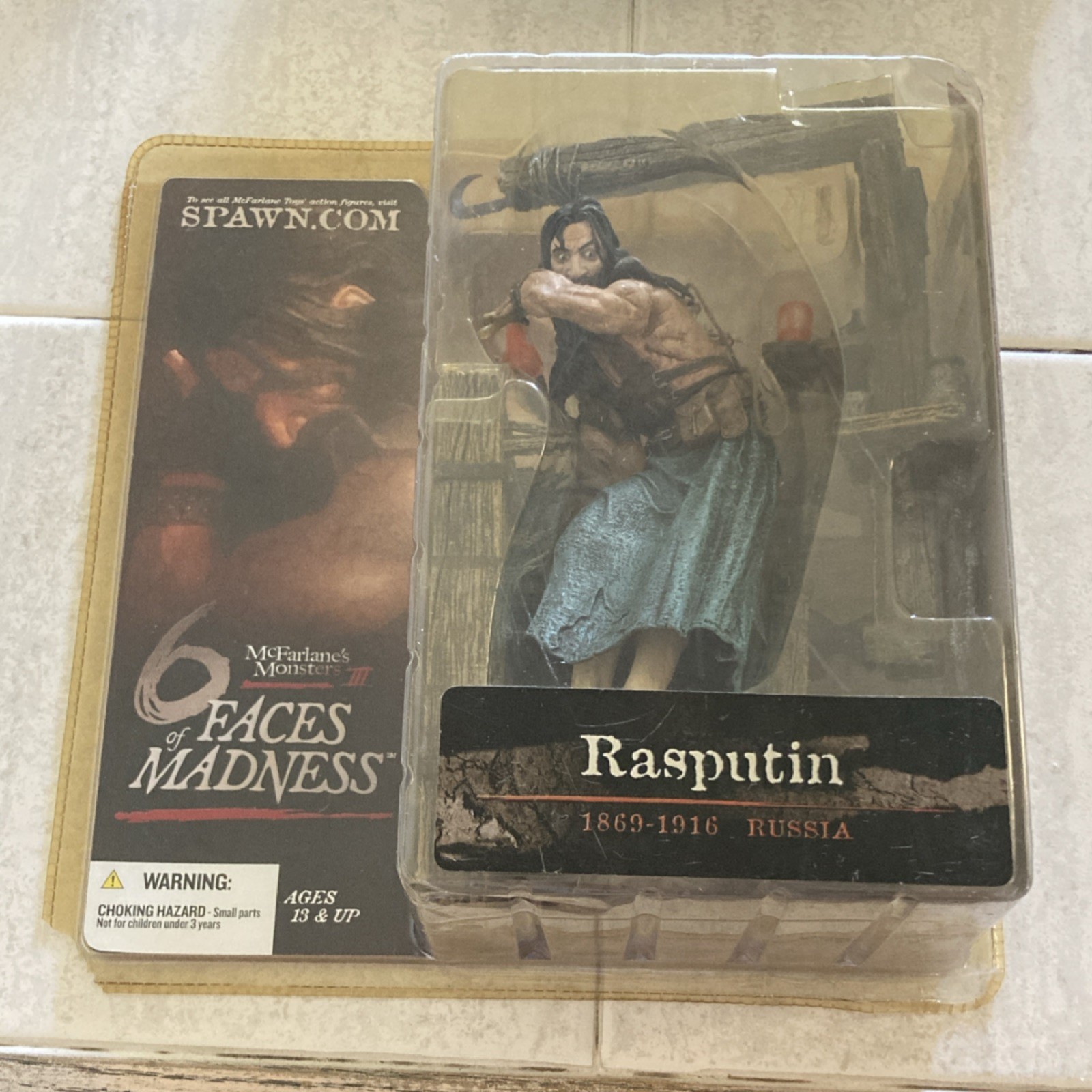 McFarlane Toys Rasputin Action Figure 6 Faces of Madness Historical Plastic