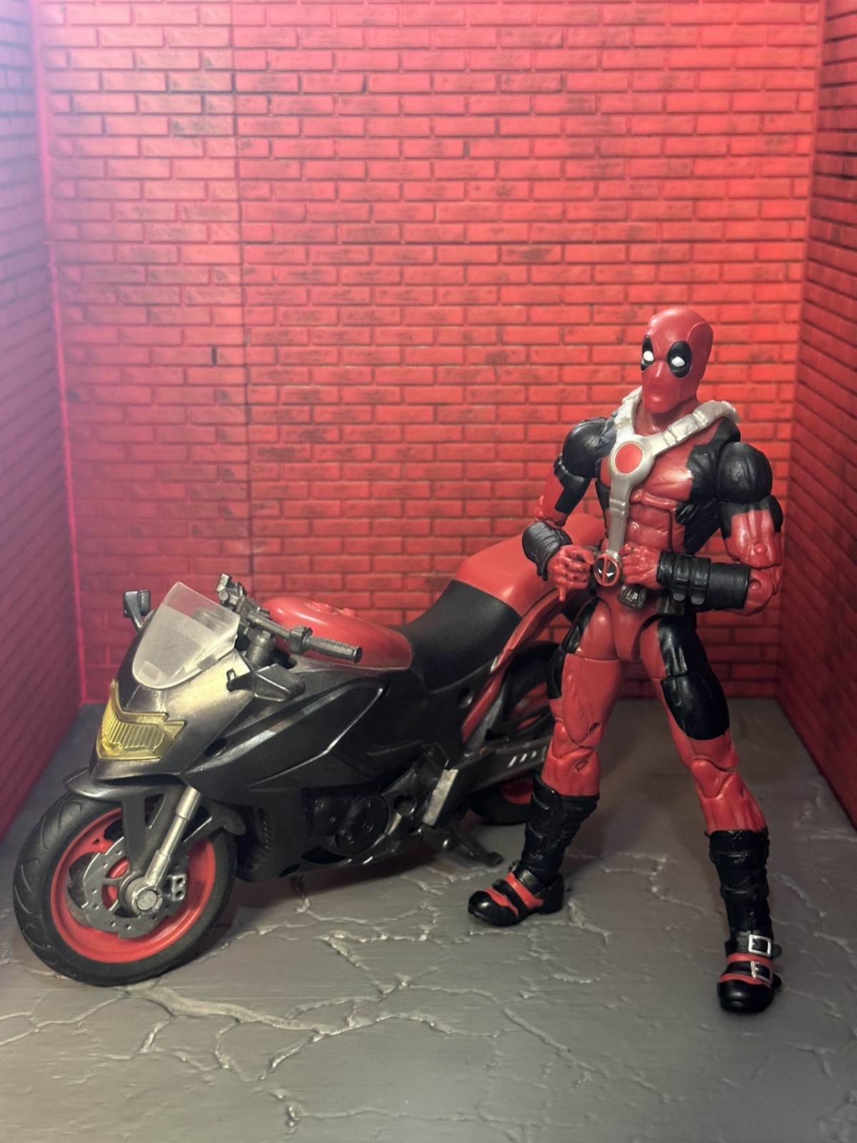 Marvel Legends Deadpool Corps Scooter and Black Widow Bike Hasbro
