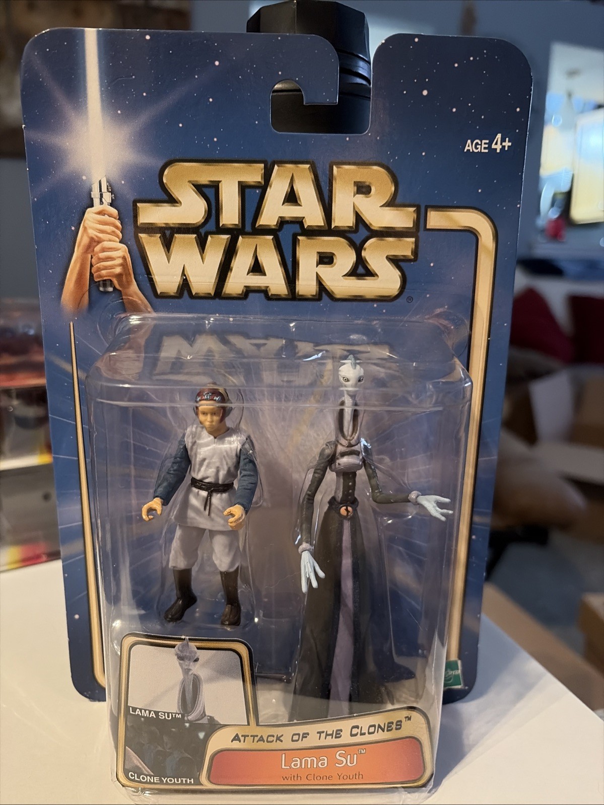 Star Wars Saga Basic Figures Lama Su w/Clone Youth Action Figure Playset