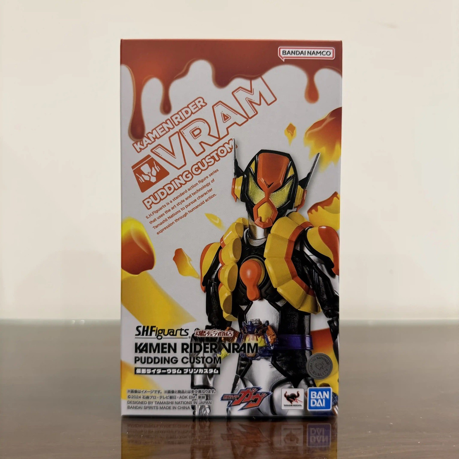 sh figuarts KAMEN RIDER VRAM PUDDING CUSTOM kamen rider gavv valen BANDAI NEW