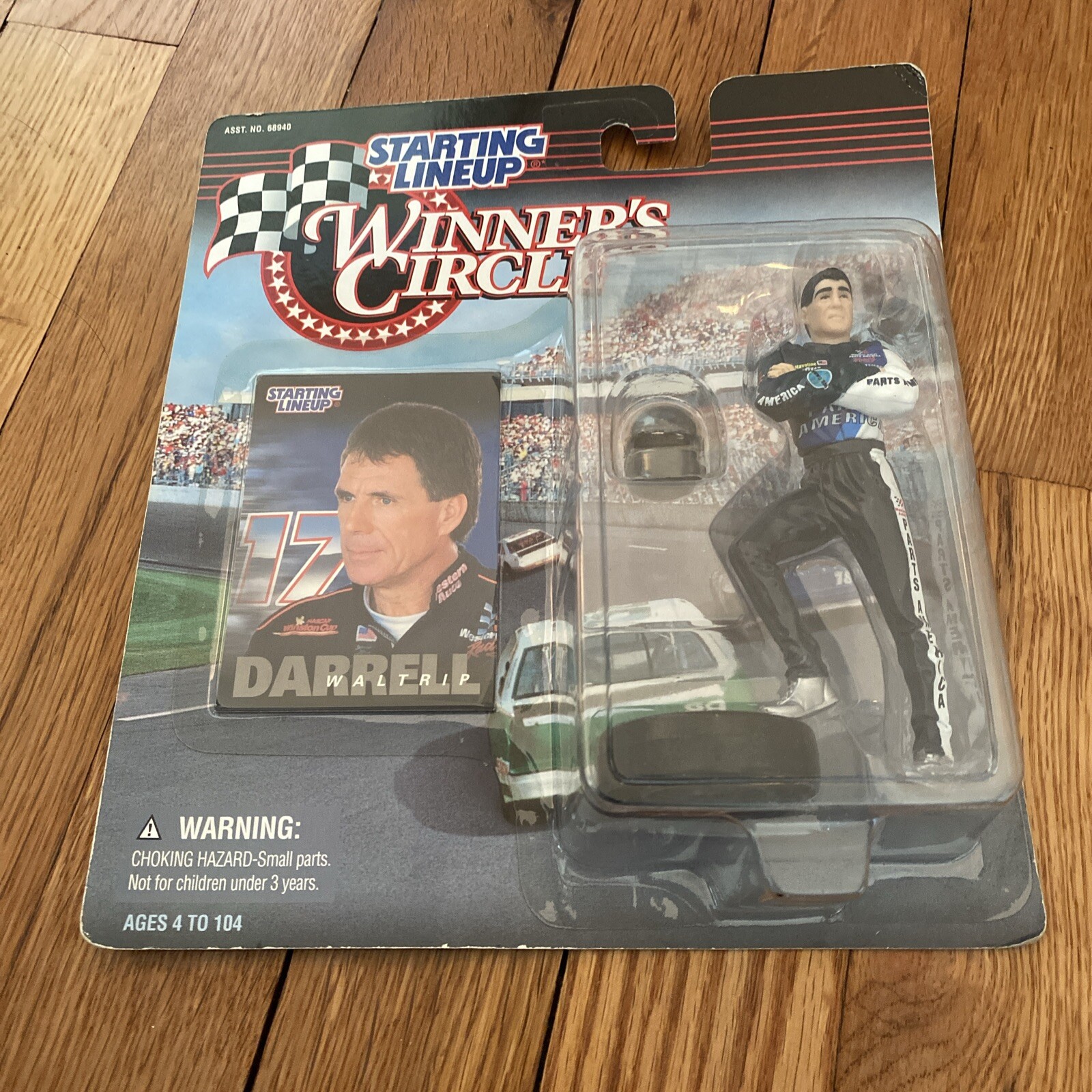 Starting Lineup Darrell Waltrip Figure Winners Circle 1997 With Card Helmet NIP