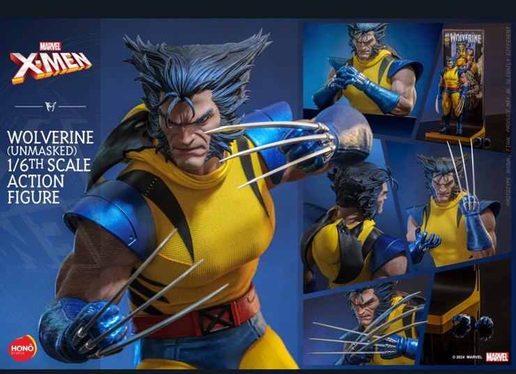 Hot Toys WOLVERINE Unmasked Hono Studio HS06 Marvel Comics X-Men New US Seller!