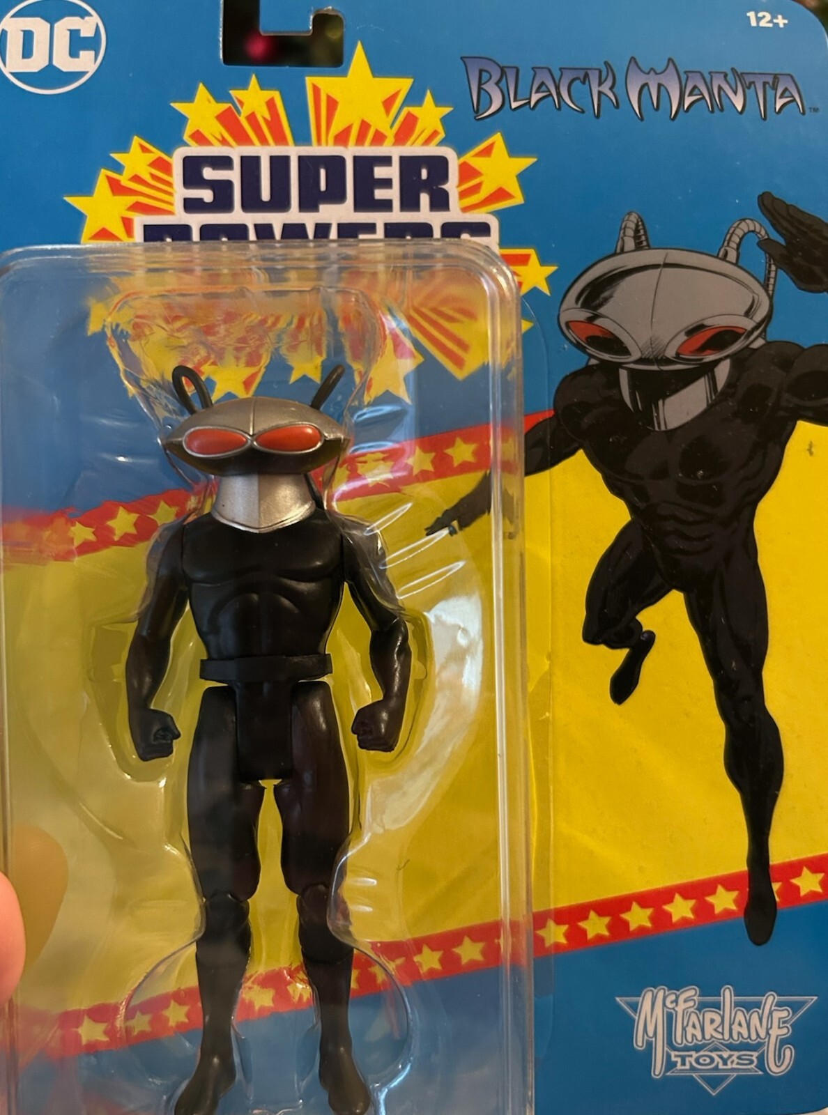 DC Super Powers Figures – 4.5&Prime; Scale Black Manta (Black Suit)