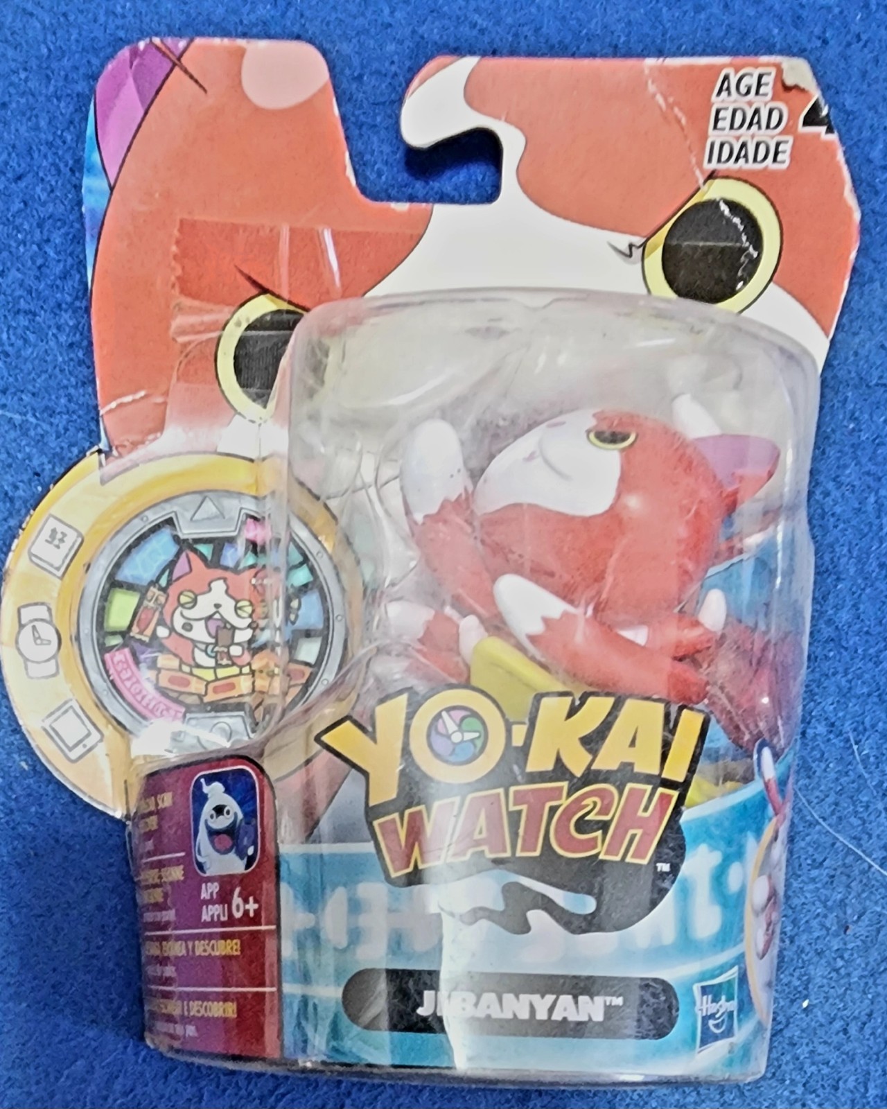 Yo-Kai Watch Jibanyan Medal Moments Figure Hasbro NEW