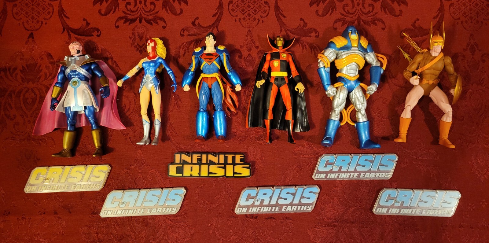 DC Direct Crisis on Infinite Earths Action Figure Lot of 6 Anti-Monitor Superboy