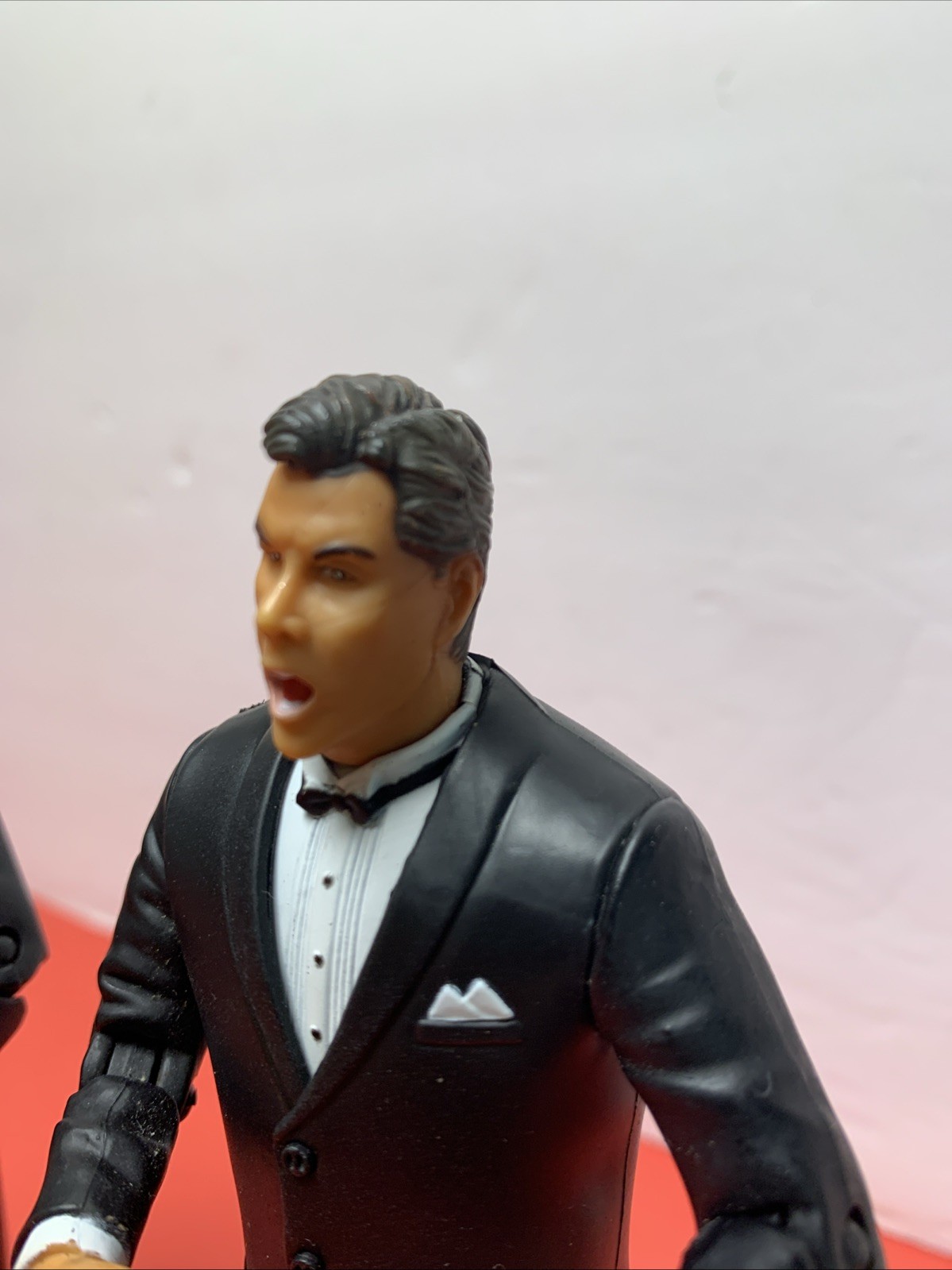 2 1999 Marvel Entertainment Michael Buffer Boxing WWF WWE UFC Announcer Figures