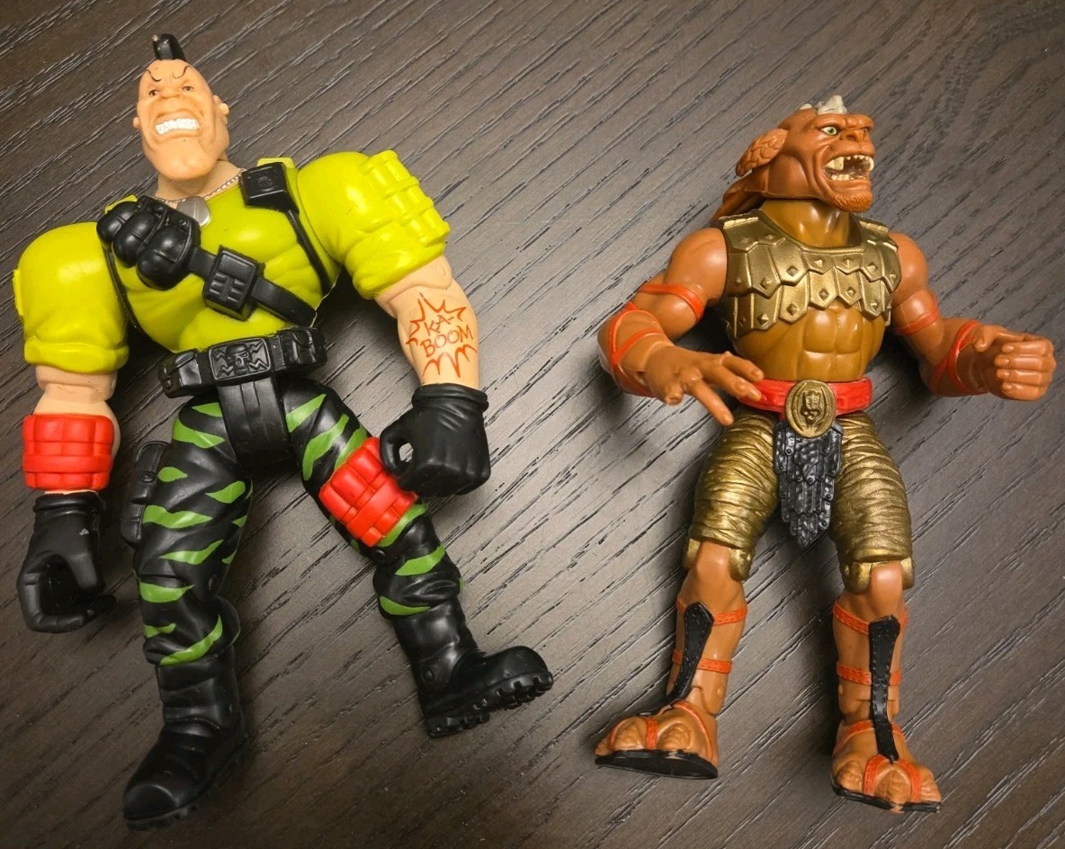 Vintage Small Soldiers Nick Nitro & Archer Original 1998 Commando Action Figures