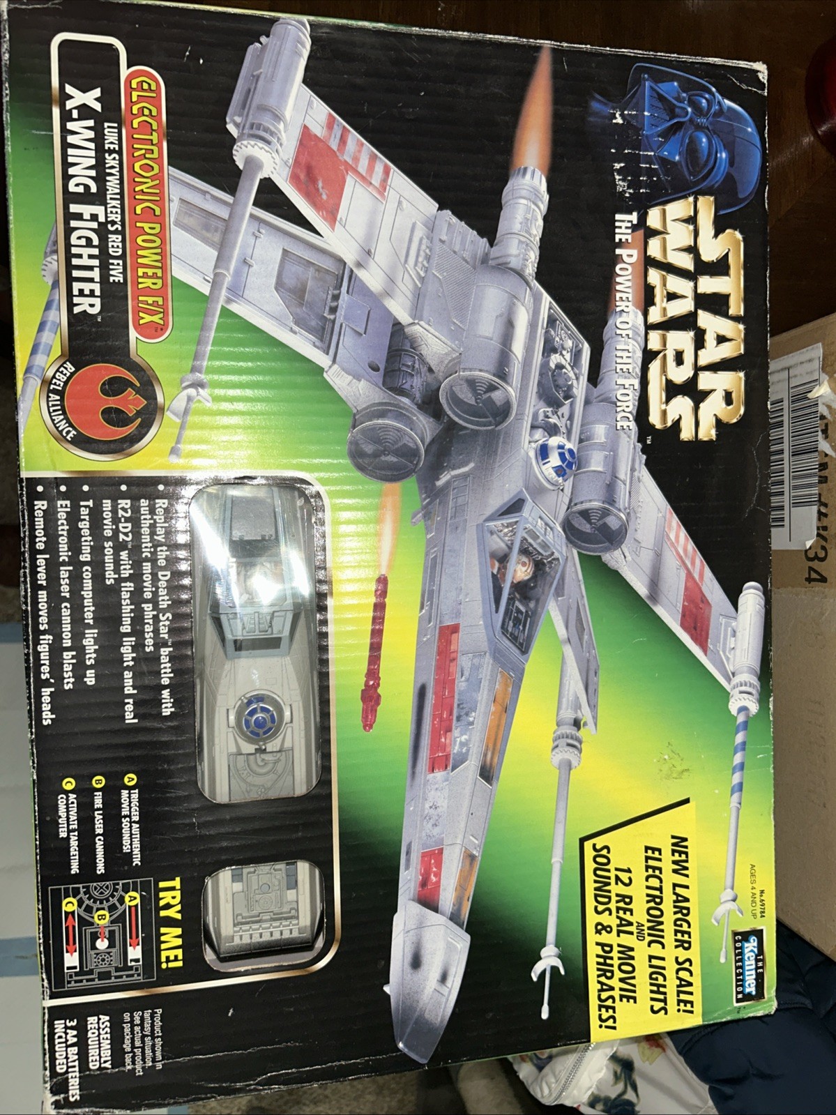 Star Wars Power of the Force Luke&rsquo;s Red Five X-Wing Fighter 1997 Kenner 69784