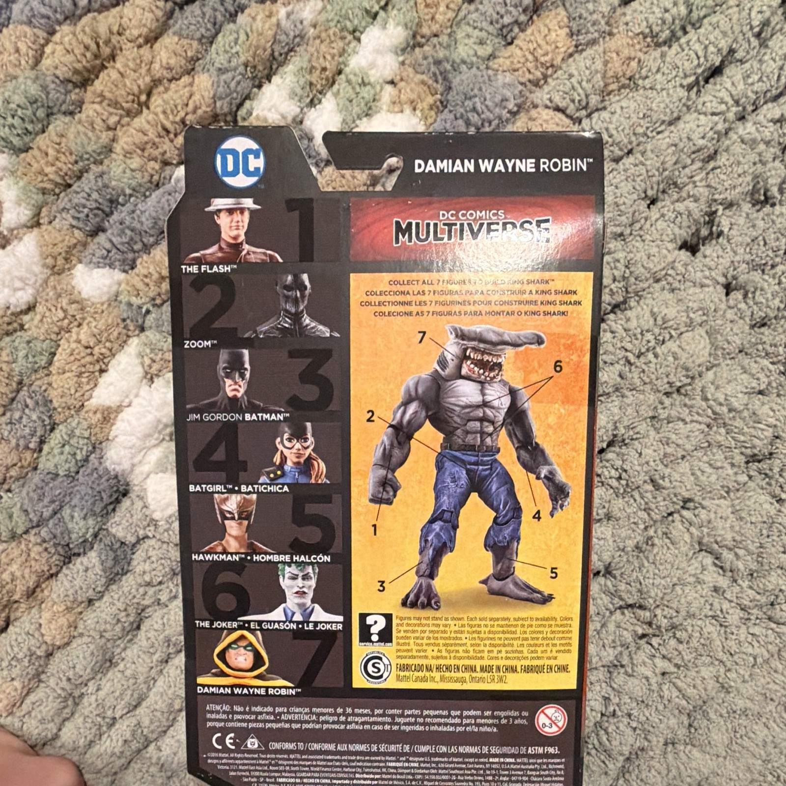 DC DC Comics Multiverse Damian Wayne Robin King Shark Multicolor Action Figure