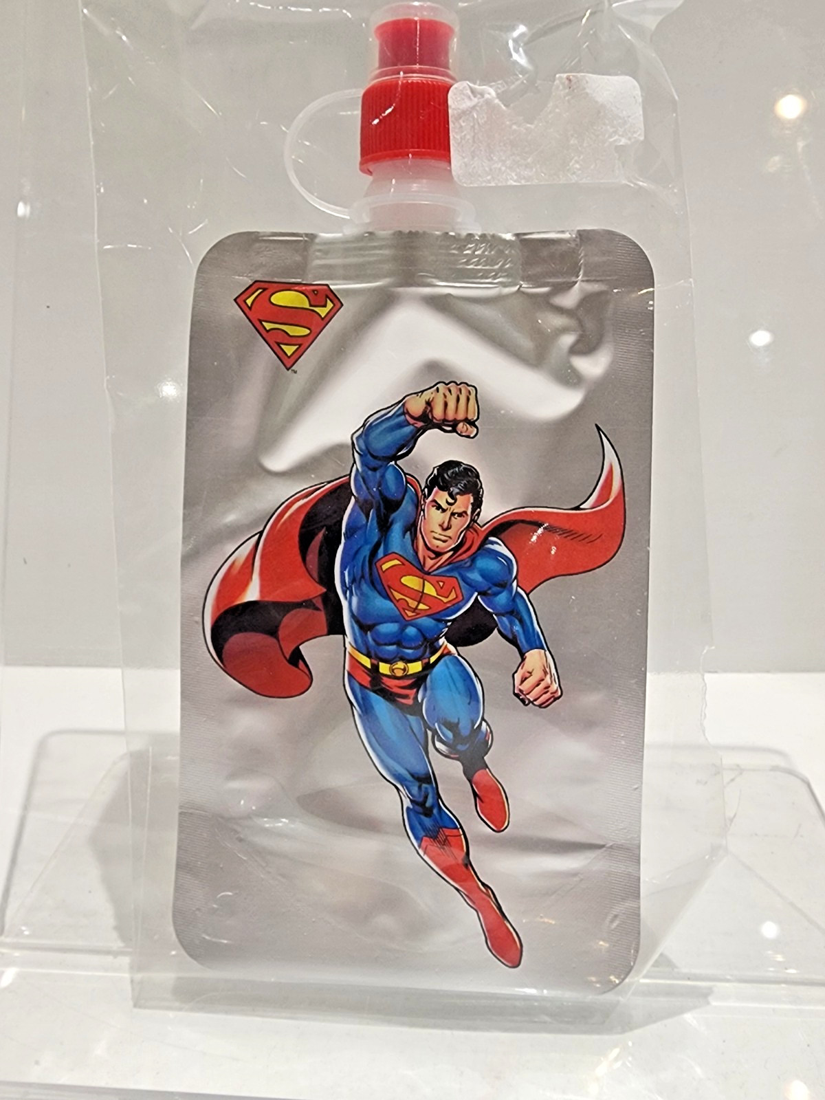 Superman , Shark Skinzz Reusable Folding Drinkware, NEW, Lot of 1
