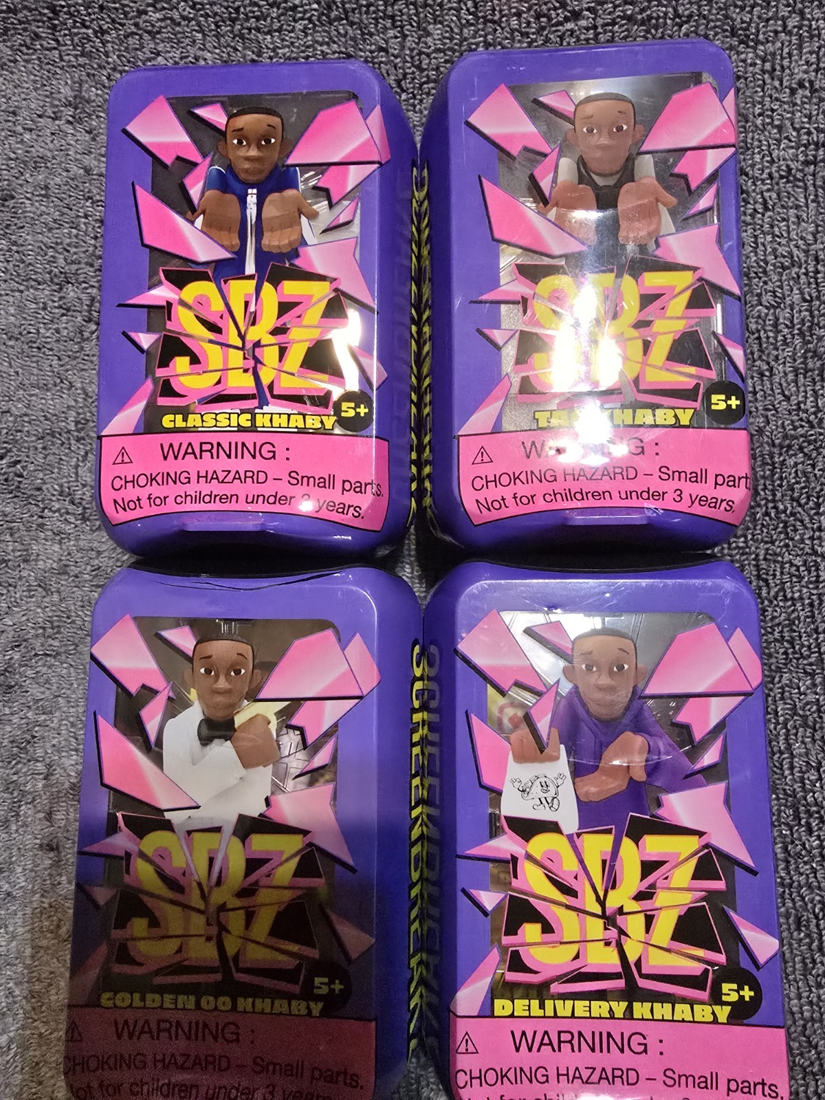 SBZ KHABY 4 SEALED BLIND BOXES Golden Delivery Tac Classic