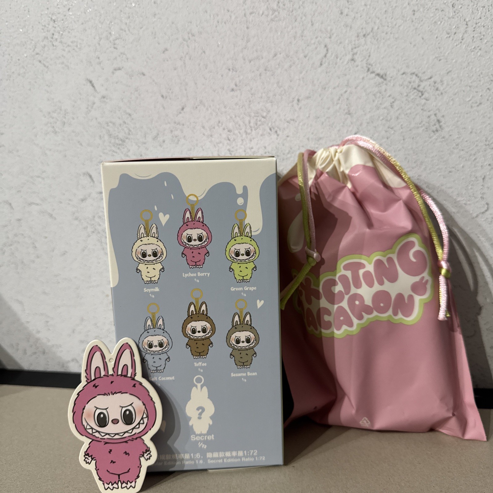 *AUTHENTIC*- LABUBU The Monsters Exciting Macaron -CONFIRMED LYCHEE BERRY