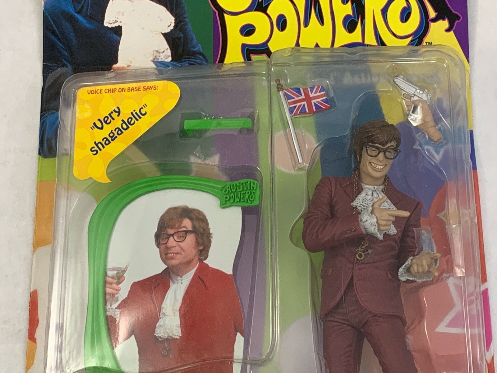 Austin Powers Action Figure McFarlane Toys Vintage 1999 New Old Stock
