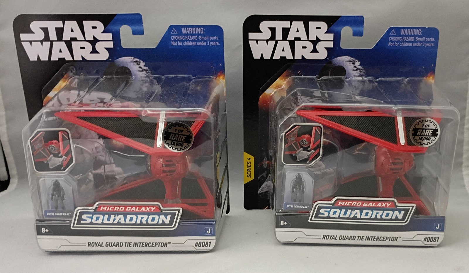 Star Wars Micro Galaxy Squadron 2x Royal Guard Tie Interceptor #0081 1/15,000
