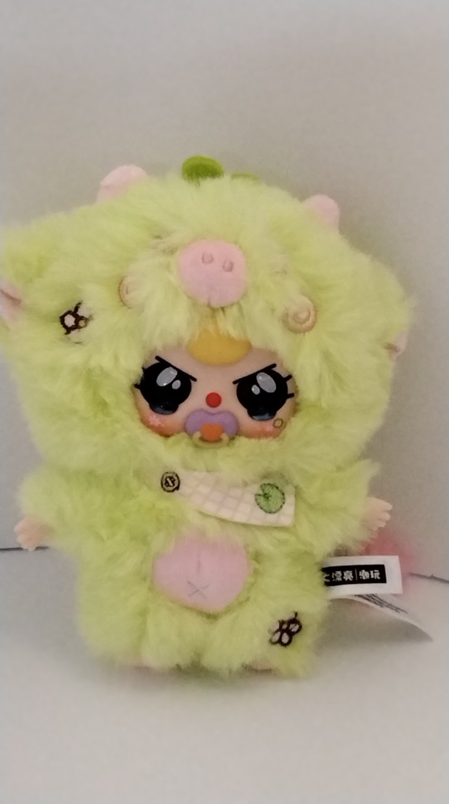BABY THREE Quirky Ox Squad Blind Box Blooming Meadows Plush Pendant Lime Green