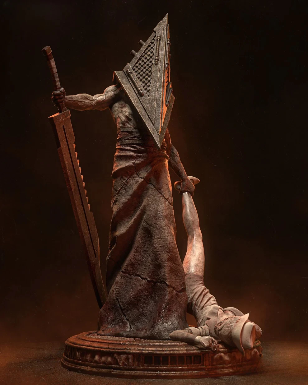 Pyramid Head – Silent Hill Inspired Figure | Statue,Sci-Fi Fantasy ,handmade