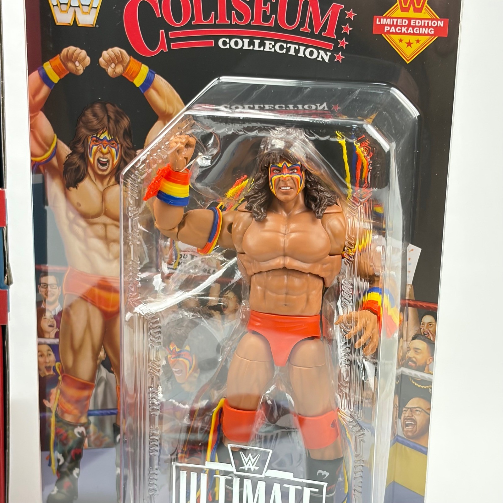 WWE Coliseum Collection Ultimate Warrior & Honky Tonk Man Figures Black Card New