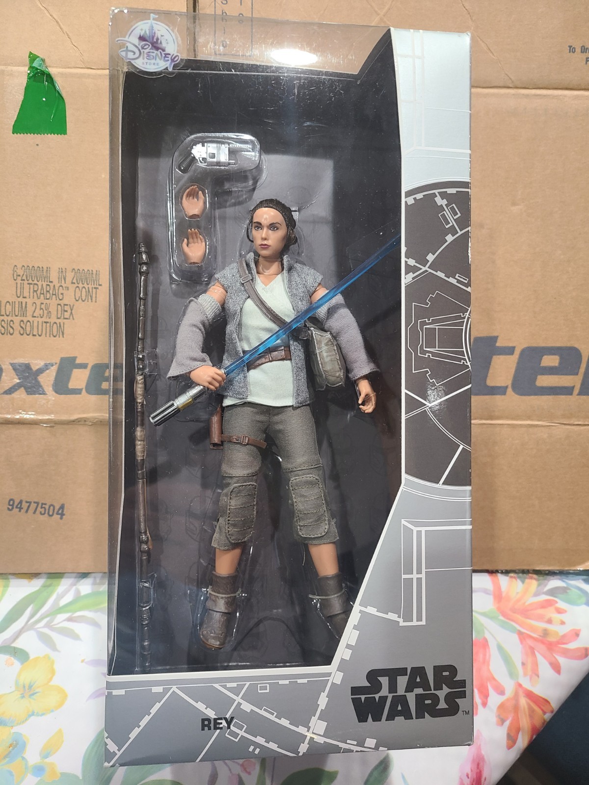 2017 D23 Expo Disney Store Star Wars Rey and Kylo Ren Figures LE 1000 New