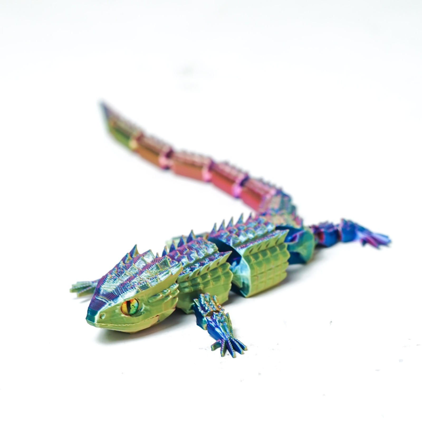 10.63inch 3D Printed Lizard Model,Articulated Animals figure,Toys Home Decor
