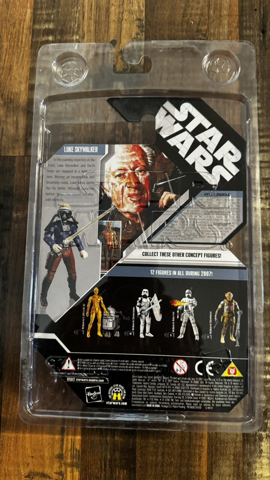 Star Wars Concept Luke Skywalker McQuarrie Figure 30th Anniversary TAC 2007
