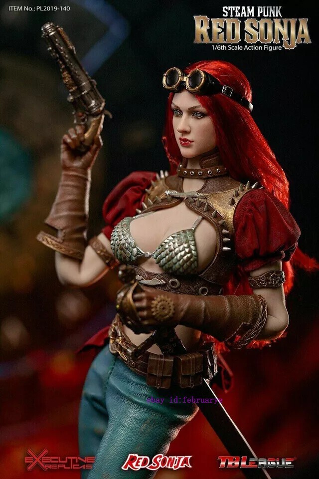 TBLeague 1/6 PL2019-140B Punk Red Sonja Female DELUXE Figure Phicen New
