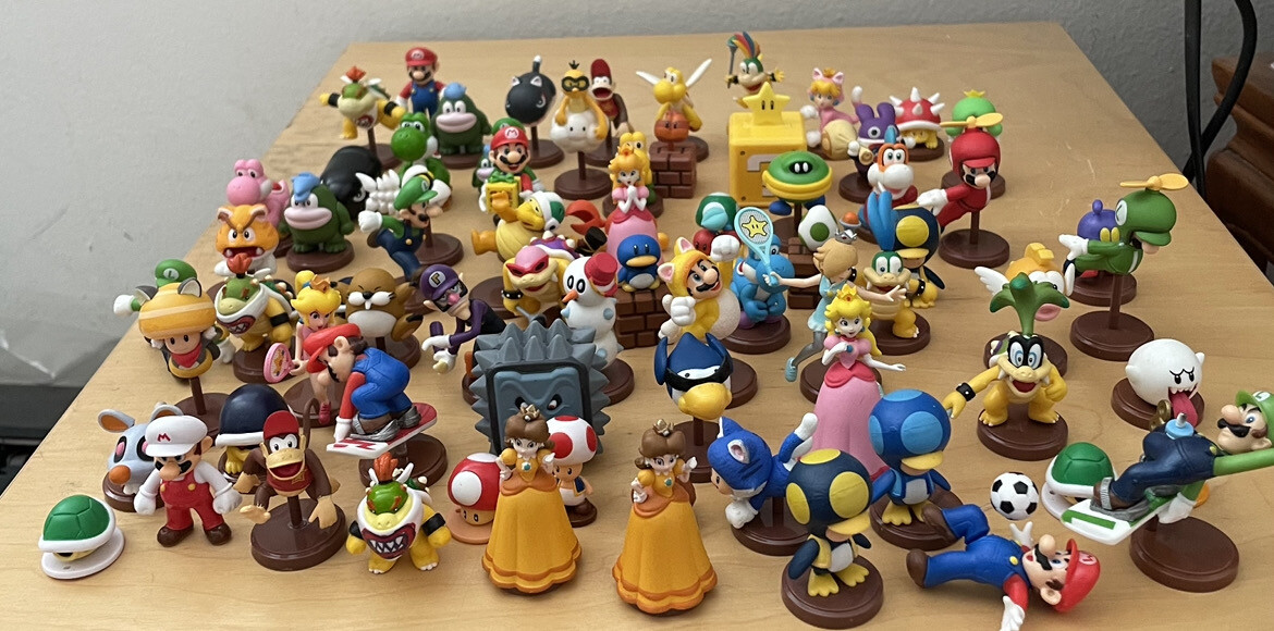 Super Mario Bros. Choco Egg Figures Japan Nintendo NES