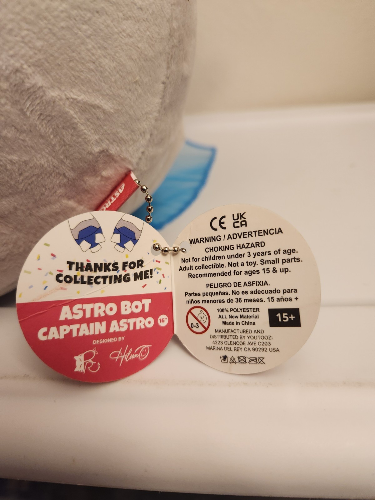 Exclusive Captain Astro Bot 16&Prime; Certified Plush Youtooz Playstation Official New