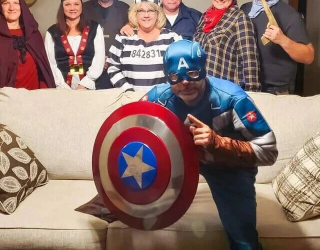 Captain America Shield – Metal Prop Replica – Screen Accurate – 1:1 Scale Shield
