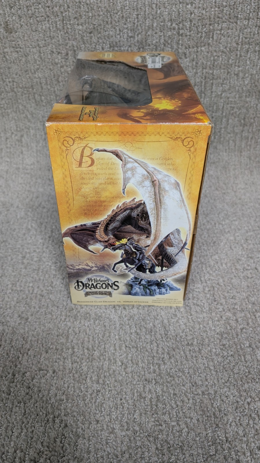 McFarlane 2004 Dragons Berserker Clan vs Human Attacker Figure Set Sealed
