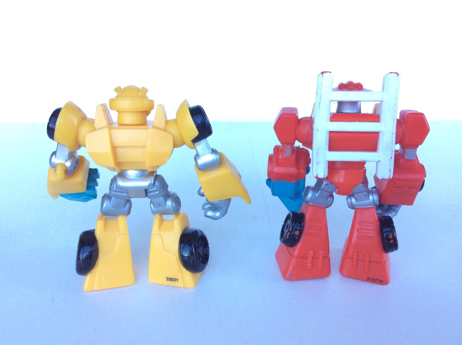 TRANSFORMERS RESCUE BOTS ENERGIZE BUMBLEBEE & HEATWAVE. Playskool Heroes.