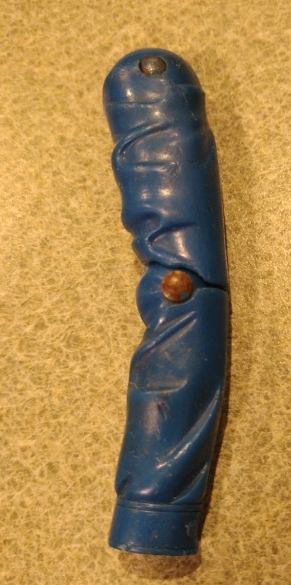 1960&rsquo;s-70&rsquo;s Marx Johnny West General Custer Left Arm 2 Rivet Decent Cond #2