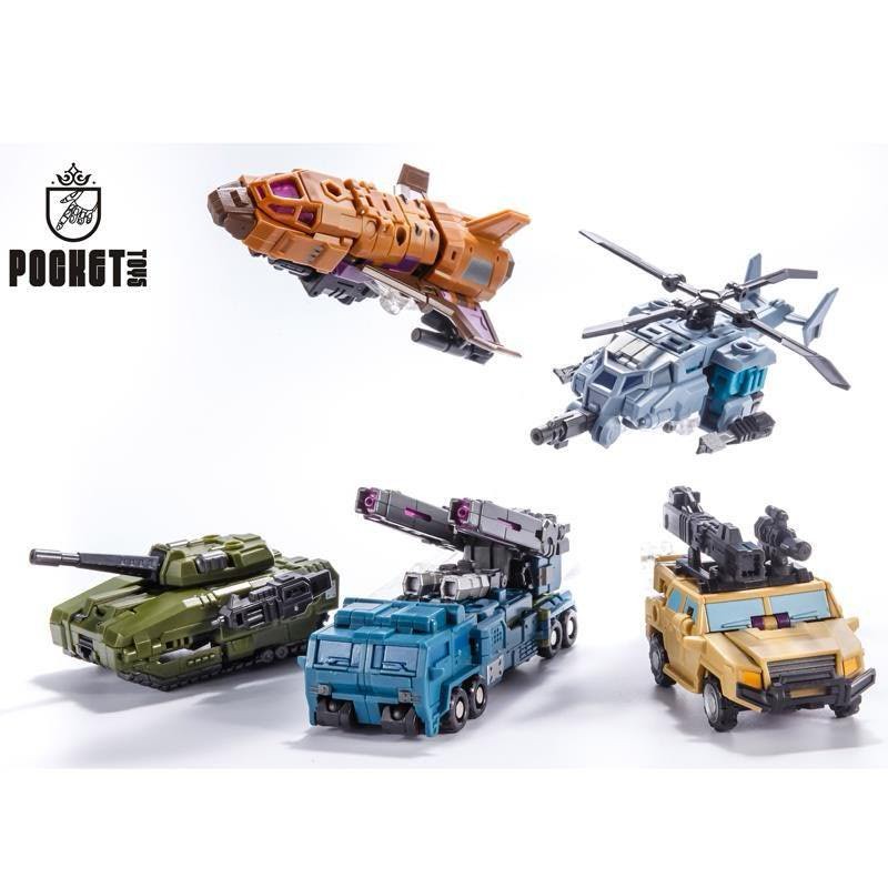 Pockets PT05 Bruticus 9in 5in1 Combination Action Figure Robot Toy Gift Collect