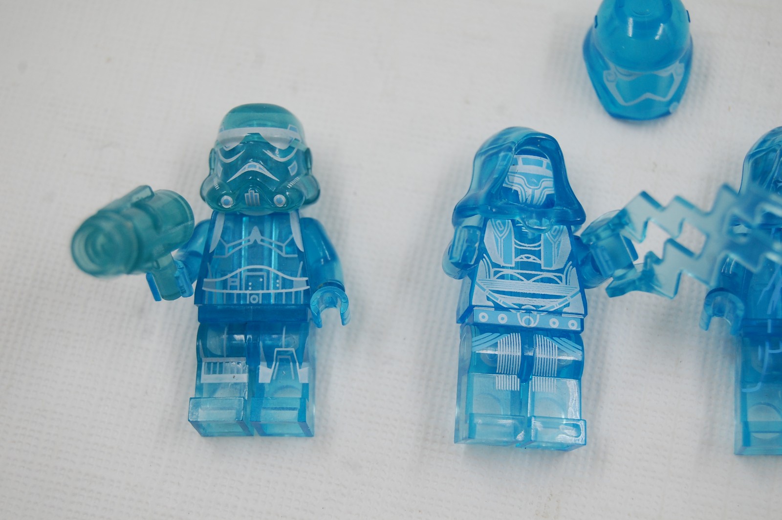 Star Wars Transparent Light Blue Ghost Minifigures Lot – Lego Comparable