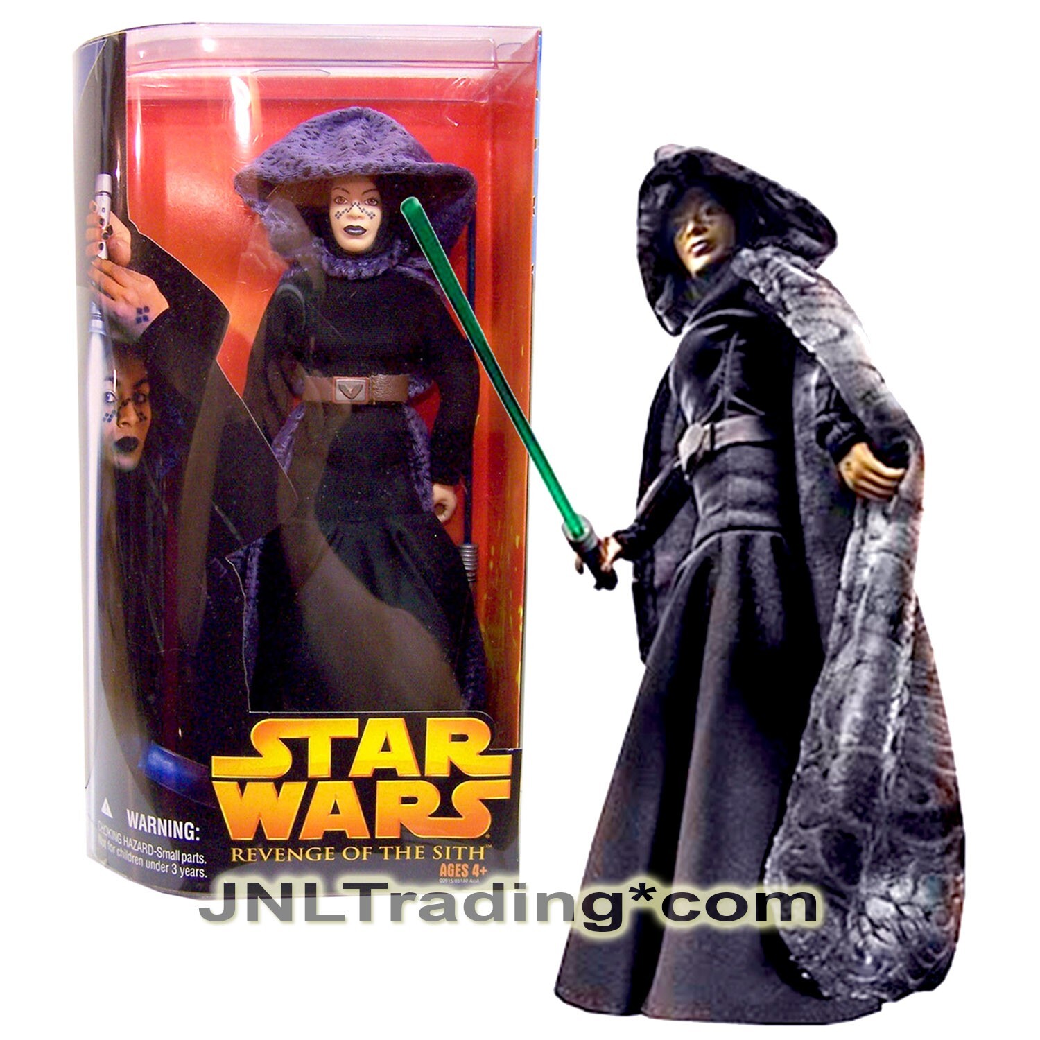 Year 2005 Star Wars Revenge of the Sith 12 Inch Figure Jedi Knight BARRISS OFFEE