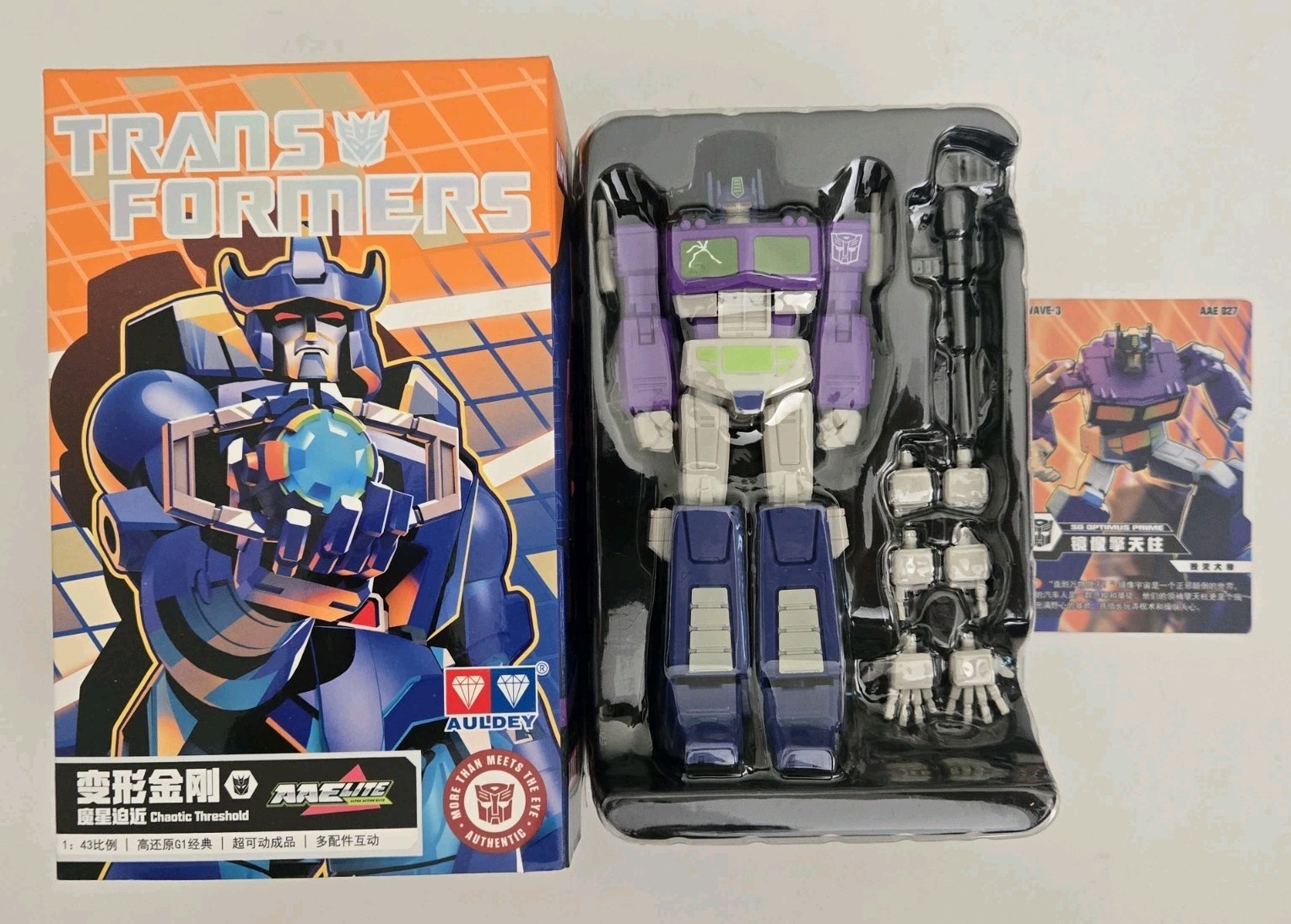 Auldey Transformers Shattered Glass Optimus Prime Figure Blind Box