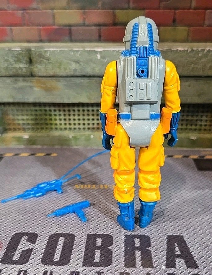GI JOE ~ SPACE FORCE PATROLLER ~ Action Man Q FORCE ~100% Complt Palitoy