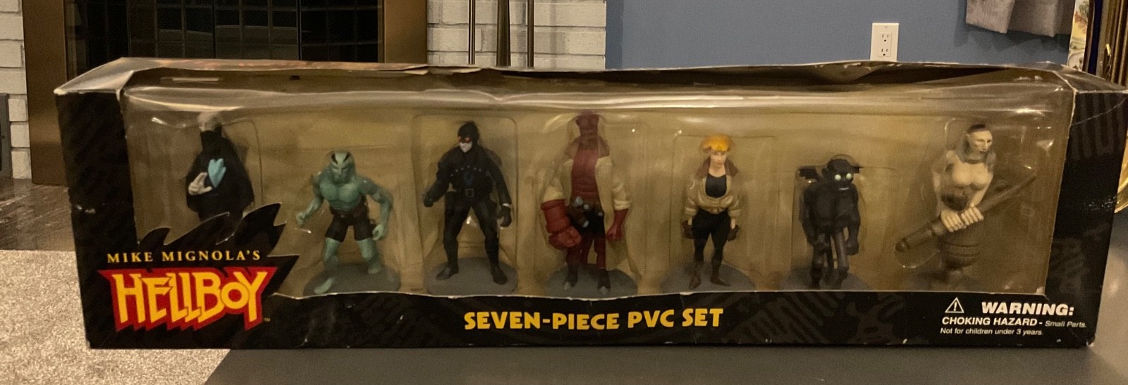 Dark Horse Comics Mike Mignolia’s HELLBOY Seven Piece PVC Set 2001 New