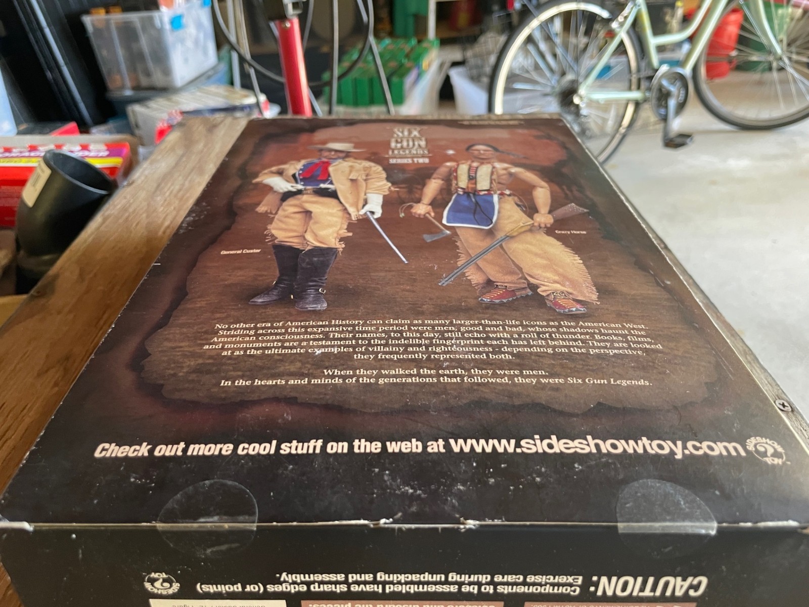 General Custer Six Gun Legends Sideshow Toys 12-inch Figure Series 2 (NRFB)